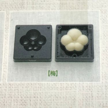 和菓子道具-花型3款  (帶抹刀)