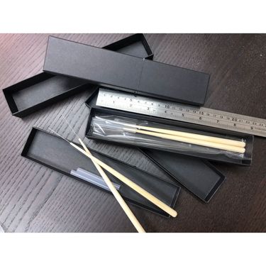 針菊用軟針櫻木長箸一套