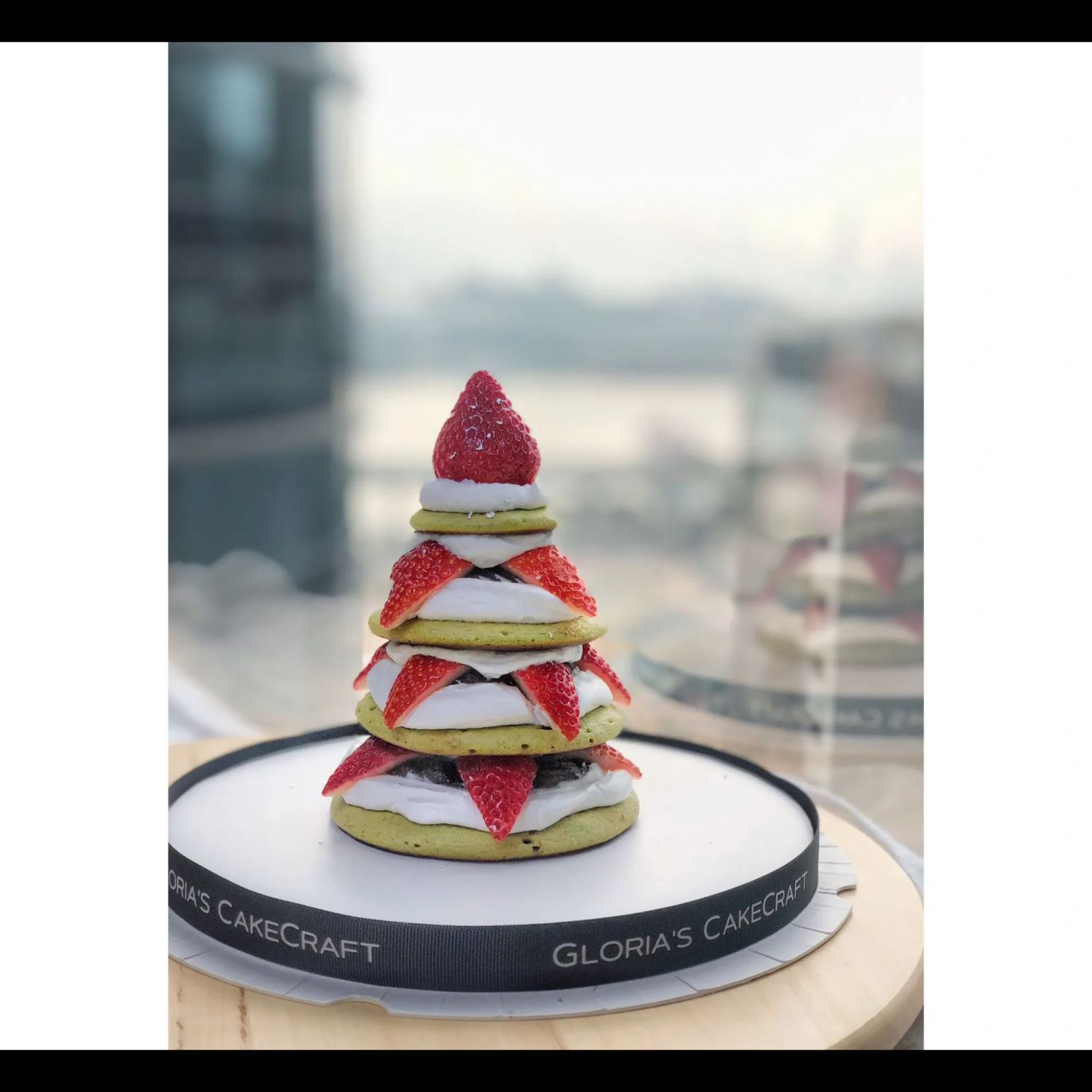 抹茶銅鑼燒聖誕樹蛋糕 Matcha Dorayaki Xmas Tree Cake