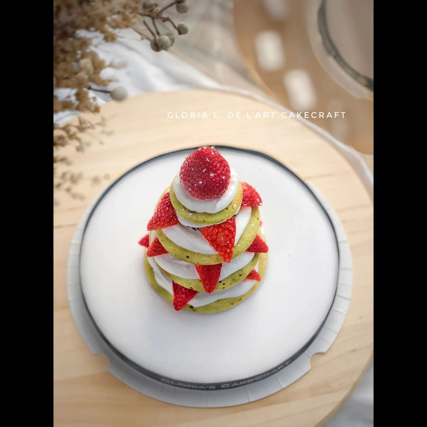 抹茶銅鑼燒聖誕樹蛋糕 Matcha Dorayaki Xmas Tree Cake