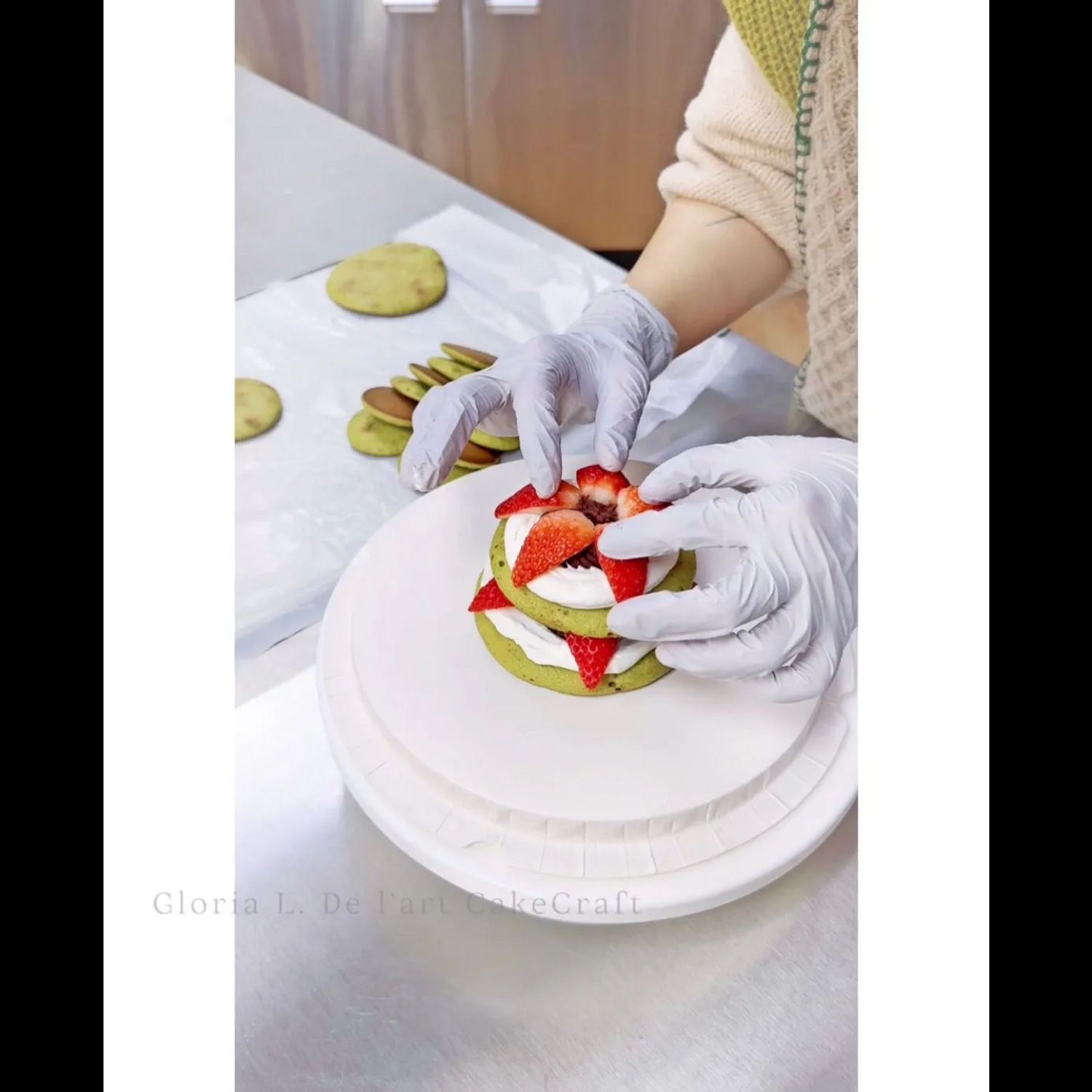 抹茶銅鑼燒聖誕樹蛋糕 Matcha Dorayaki Xmas Tree Cake