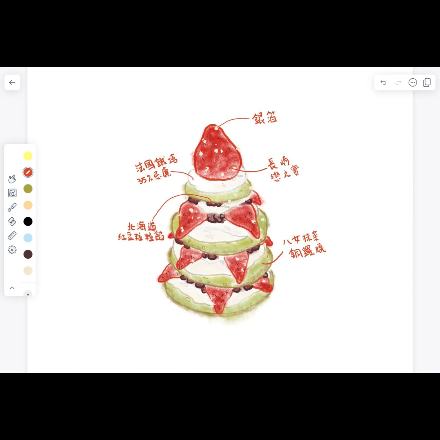 抹茶銅鑼燒聖誕樹蛋糕 Matcha Dorayaki Xmas Tree Cake