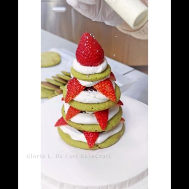 八女抹茶銅鑼燒聖誕樹蛋糕 Matcha Dorayaki Xmas Tree Cake