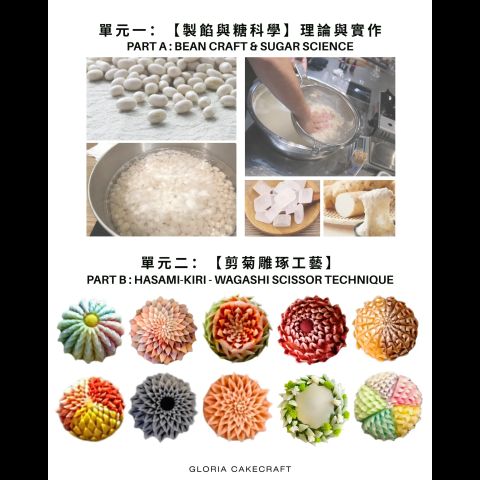 和菓子極藝證書 | 單元一：【製餡與糖科學】理論與實作 Advanced Wagashi Certificate | Part A : Bean Craft & Sugar Science