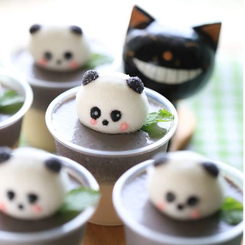 豆腐芝麻流心布甸