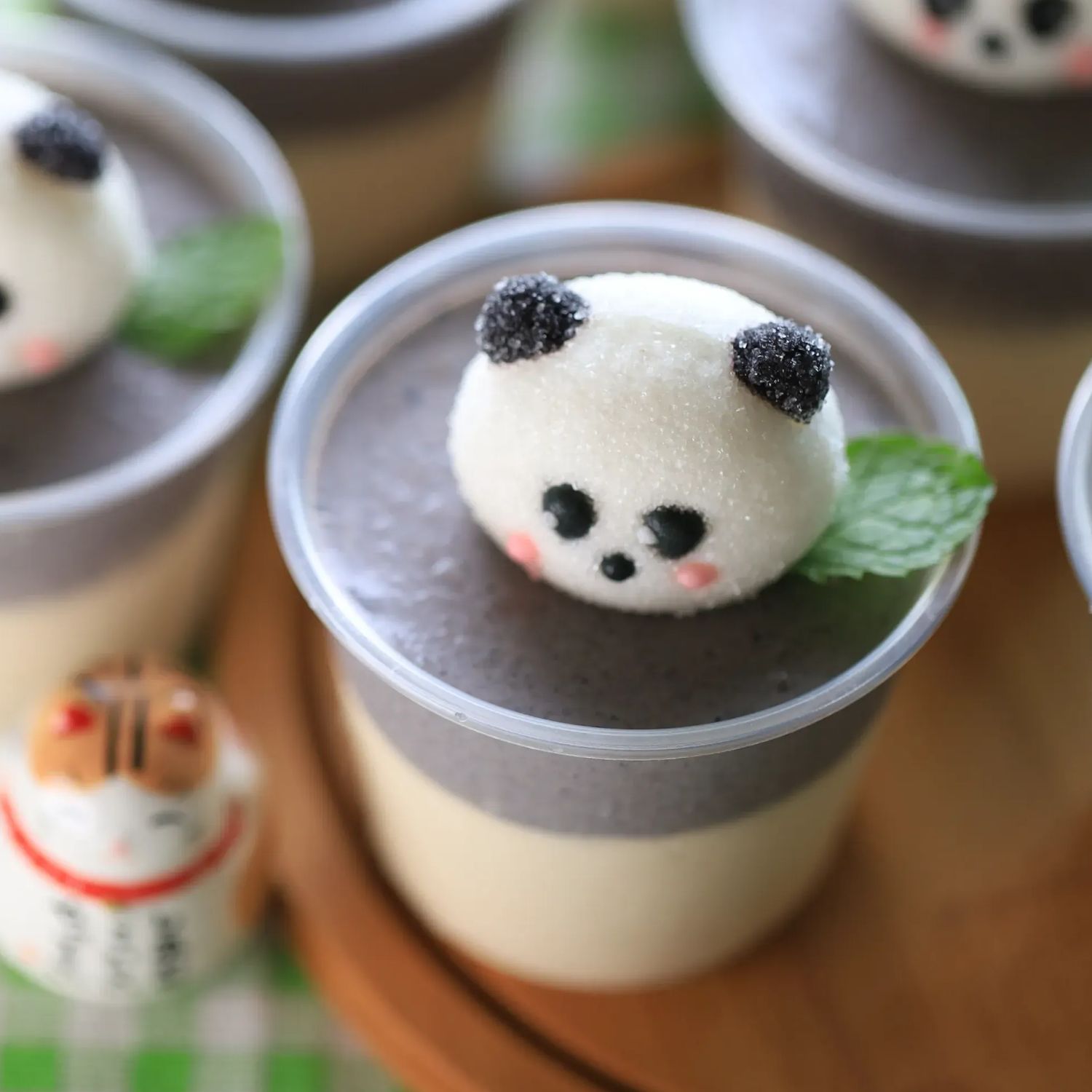 豆腐芝麻流心布甸