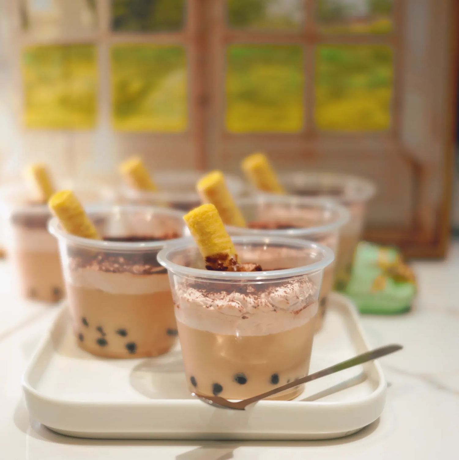 珍珠奶茶布丁杯