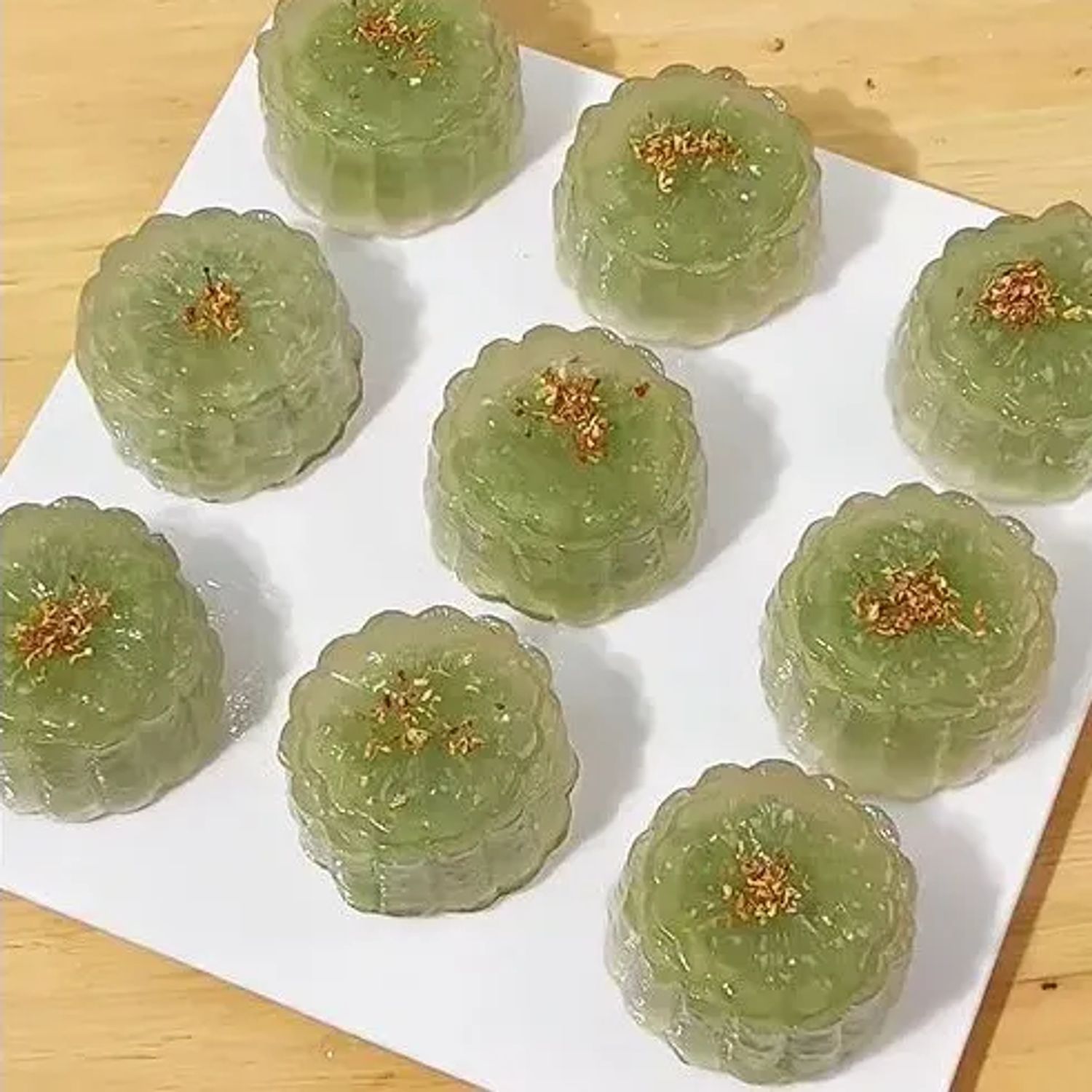綠豆開心果水晶月餅