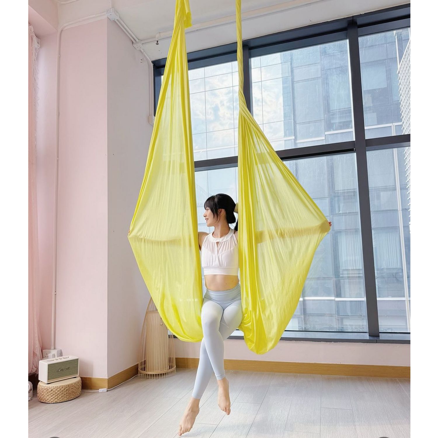Aerial Yoga Workshop by Janice
