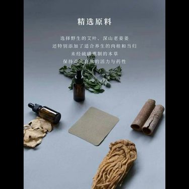 艾姜貼 — 伏牛山野生艾葉油・古法窖藏老薑油・隔薑灸透皮溫通・草本無煙隨身貼