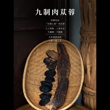 九制肉蓯蓉 — 阿拉善荒漠野放三年・陰乾一年古法熟化・火炙黃酒九蒸九曬・溫而不燥陰陽雙補