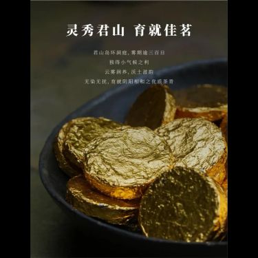 古法燜黃 — 洞庭湖君山島非遺傳承・2013年十三年老黃茶・古法初包複包・健脾祛濕瀉心火