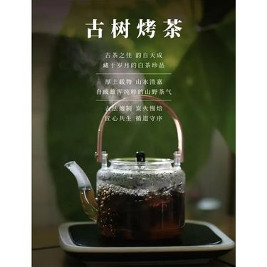 古樹烤茶 — 雲南班章霜降古樹・十年乾倉陳化・炭火慢焙矯偏・清肺潤燥健脾通調