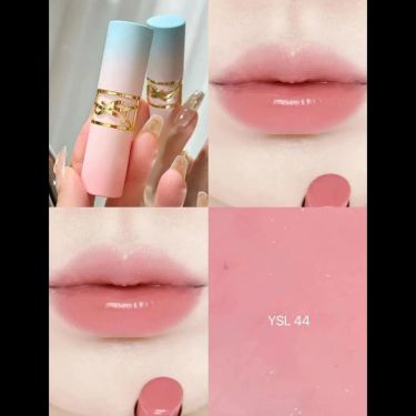 YSL情迷水光潤唇膏N°44冷粉裸色 - 貨裝無盒