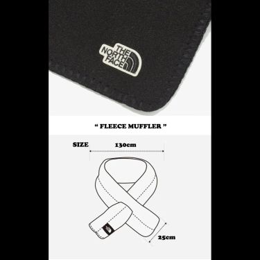 A2390(港口)[ 日系 TNF ]FLEECE MUFFLER 頸巾(YE)