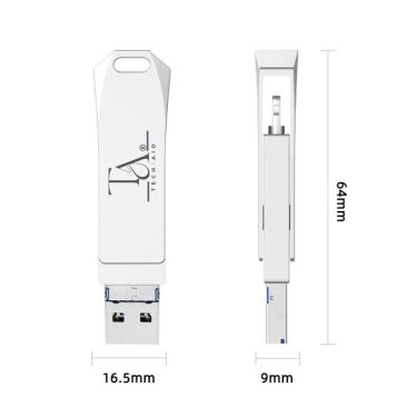 TECH-AIO TA-038 USB 快閃記憶體驅動器 3.0 -3 合 1(ER)