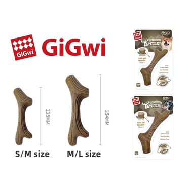 AS1250  GiGwi 木塑鹿角磨牙棒 — 松木香 (OM)