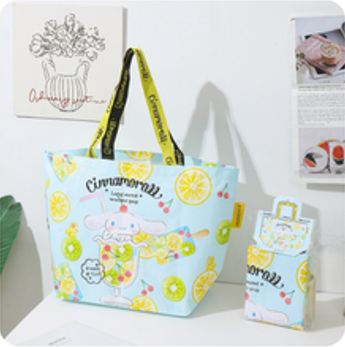 A5697 📢 Sanrio 迷必入！超可愛大容量編織袋登場 💖