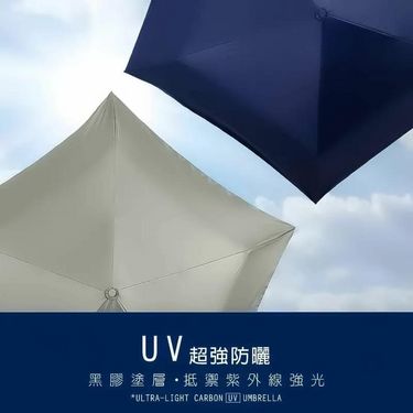 🌟 日本 YOCO 滴水不沾．超輕碳纖5骨快乾傘