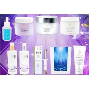 瑞士Sliswiss白藜蘆醇系列產品 - 爆水面膜 精華 Hifu爽膚水  Gel 神仙膏 急救面膜 防曬美圖霜 毛孔吸塵機