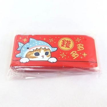 Mofusand 貓福珊迪 貓咪 中式紅包袋 (1組6包共24入)