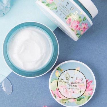 韓國JIGOTT 蓮花 保濕面霜100ML