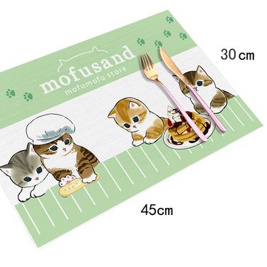 🐱日本可愛貓貓造型餐墊