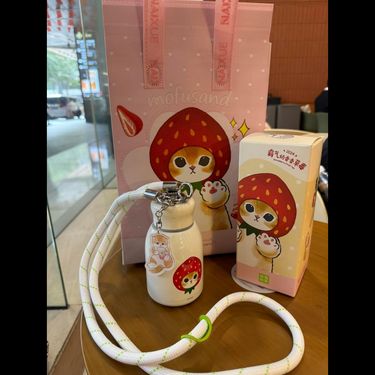 奈雪的茶x Mofusand 保溫杯set