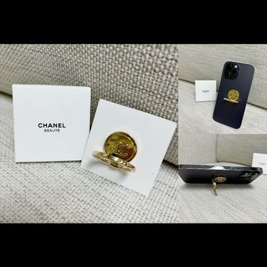 CHANEL 金色手機指環