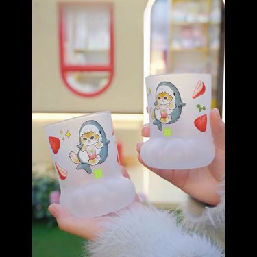 奈雪 x Mofusand 貓爪玻璃杯
