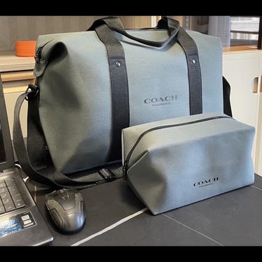 COACH 專櫃香水贈品Gwp Weekender Travelbag 旅行袋+小化妝袋