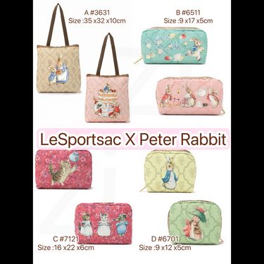 LeSportsac X Peter Rabbit Tote bag /萬用袋系列