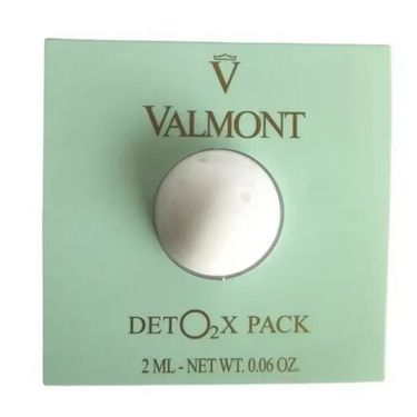 Valmont DetO2x Pack淨化注養輕感面膜1pcs(2ml)（歐洲專櫃貨）