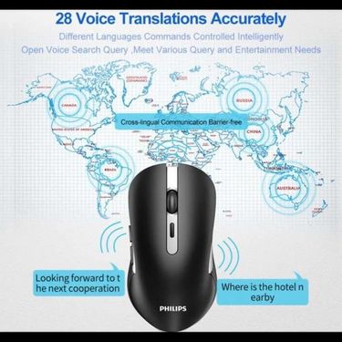 🖱️Philips 飛利浦 SPK7525 AI智能語音無線滑鼠