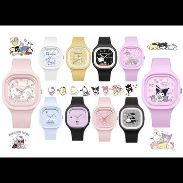 🩷Sanrio 新款方形膠手錶