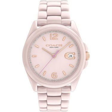 Coach Greyson C字 "陶瓷女錶" (粉紅色) 36mm