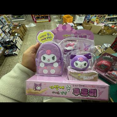 韓國直送🇰🇷Sanrio 迷你背囊錢包+ 發聲迷你毛公仔