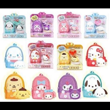 韓國直送🇰🇷Sanrio 迷你背囊錢包+ 發聲迷你毛公仔