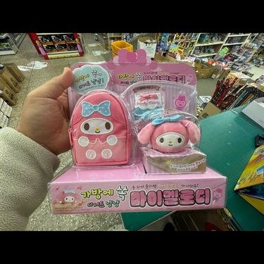 韓國直送🇰🇷Sanrio 迷你背囊錢包+ 發聲迷你毛公仔