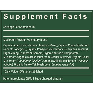 Global healing ORGANIC有機營養 9菇粉-9.5安士