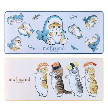 台灣 mofusand 貓福珊迪 貓咪 超大多功能滑鼠墊