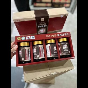 韓國直送 🇰🇷高麗名品紅蔘紅蔘精gold 240gX4瓶 蔘膏/禮品套盒