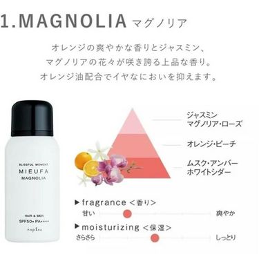 日本 MIEUFA 植物精華防曬噴霧 SPF50 80g(星玉蘭)