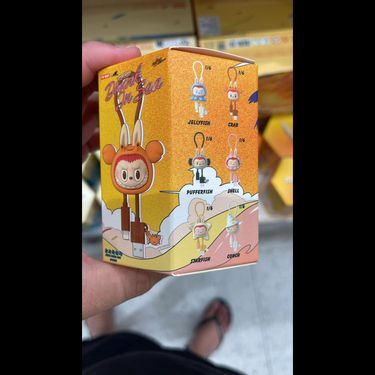 泰國Labubu醉愛在海邊 盲盒數據線