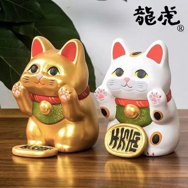 日本龍虎堂出品招財貓