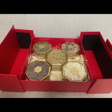 五福臨門蔘茸紅色禮盒