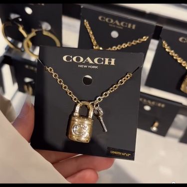Coach 鎖頭C項鏈