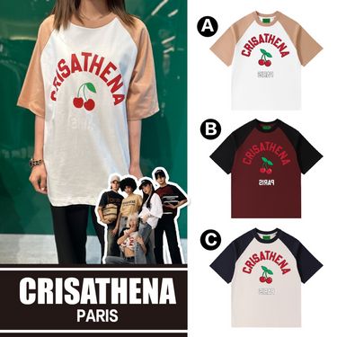 Crisathena Paris 櫻桃🍒短䄂Tee