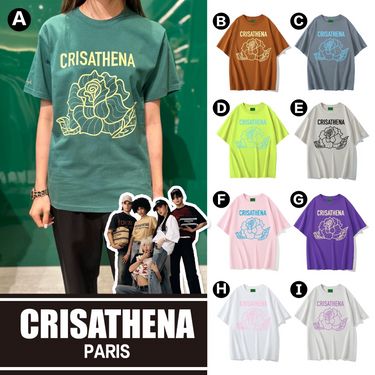 Crisathena Paris短䄂花花Tee
