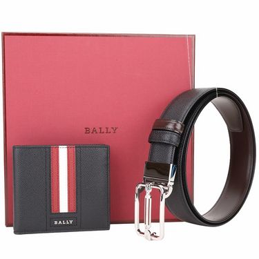 Bally Wallet & Belt Gift Set  銀包